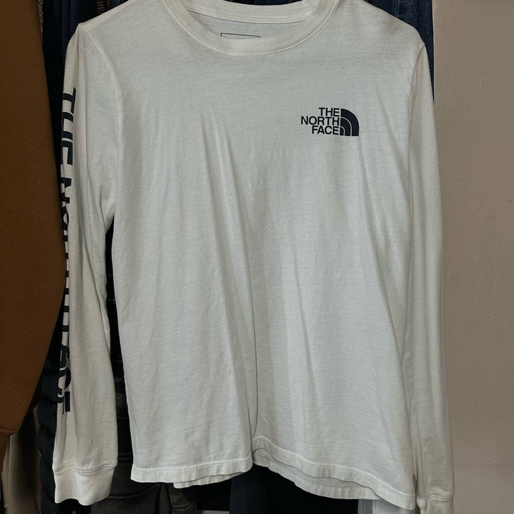 The North Face Kids Cream Long Sleeve Tee